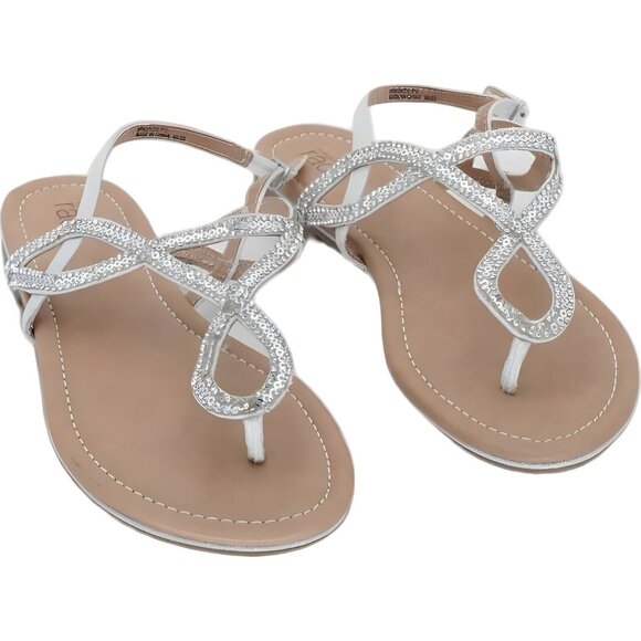 Nordstrom Women's Low Heel Sandals Size 5 Excellent Condition Fast Ship - Picture 1 of 6